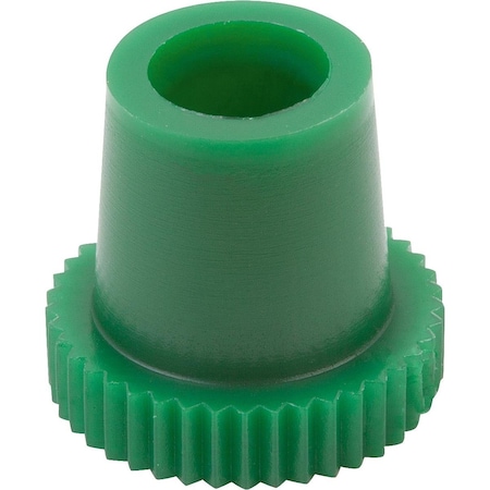 Folding Screw Cap, 12 Mm Dia, Green, Polyethylene